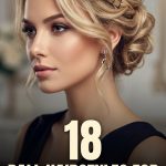 18 Ball Hairstyles for Short Hair with Faux Updo Pinning