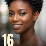 16 Short Afro Hairstyles for Women with Tapered Sides