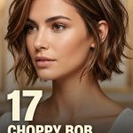 17 Choppy Bob Hairstyles for Thick Hair for Airy Movement