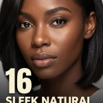 16 Sleek natural hairstyles for black women straight