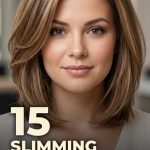 15 Slimming haircut for medium hair round face