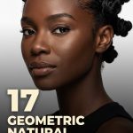 17 Geometric natural hairstyles for black women rubber bands