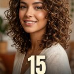 15 Flattering shoulder length haircuts for curly hair