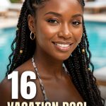 16 Vacation pool hairstyles for black women