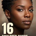 16 Sculpted short natural hairstyles for black women tapered