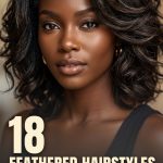 18 Feathered hairstyles for medium length hair with layers black women