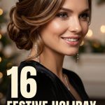 16 Festive holiday hairstyles for medium hair