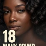 18 Wavy crimp hairstyles for black women