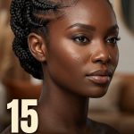 15 Sculpted cornrow updo hairstyles for black women