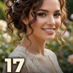 17 Romantic curly hairstyles for bride