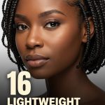 16 Lightweight hairstyles for short knotless braids