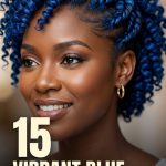 15 Vibrant blue hairstyles for black women