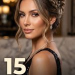 15 Evening hairstyles for long gown