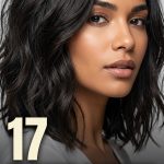 17 Textured shoulder length hairstyles for thick hair
