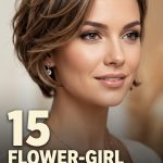 15 Flower-Girl kids hairstyles for wedding short hair