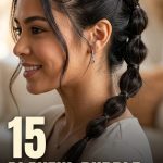 15 Playful bubble braid hairstyles for short hair