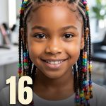 16 Colorful braided hairstyles for kids with beads