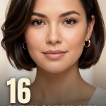 16 Sleek clean girl hairstyles for round face