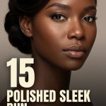 15 Polished sleek bun hairstyles for black women