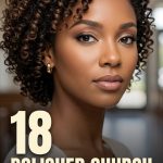 18 Polished church hairstyles for curly hair