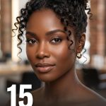15 Textured curly bun hairstyles for black women