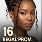 16 Regal prom hairstyles for black women braids