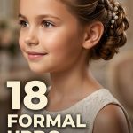 18 Formal updo hairstyles for kids