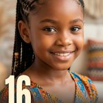 16 Neat needle plaiting hairstyles for kids