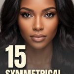 15 Symmetrical hairstyles for middle part