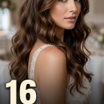 16 Cascading long wavy hairstyles for wedding
