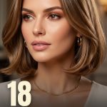18 Center-Parted middle hairstyles for women