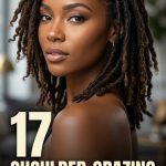 17 Shoulder-Grazing hairstyles for medium locs