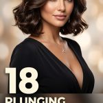 18 Plunging hairstyles for deep v dress neckline