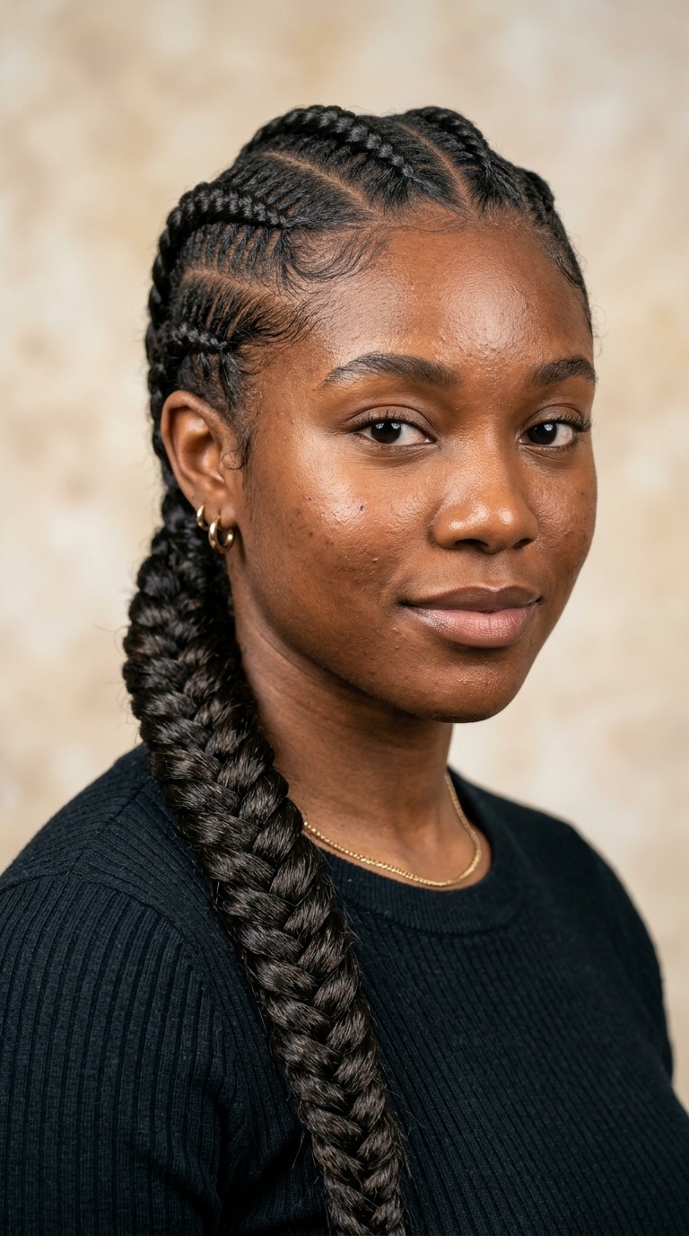 Feed-in Braids into a Fishtail Braid