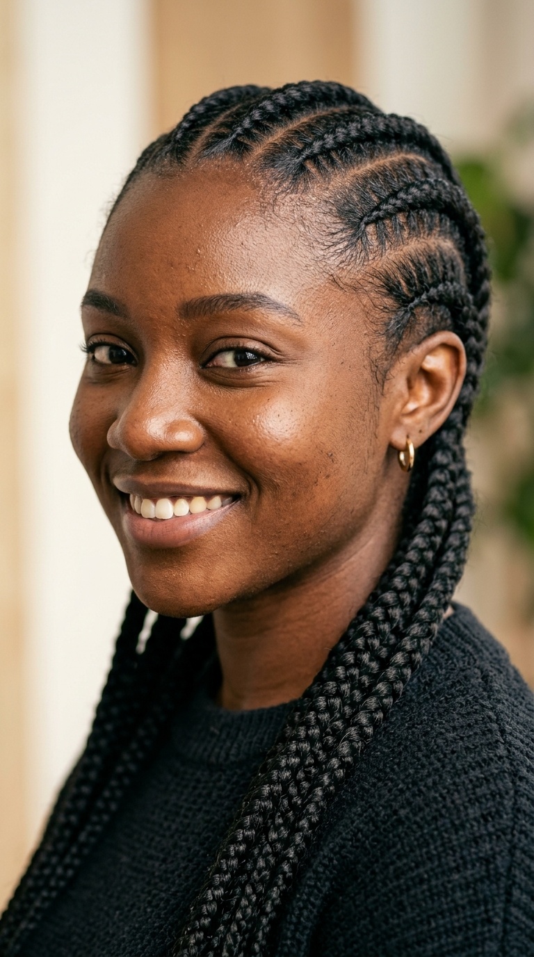 Feed-In Cornrows