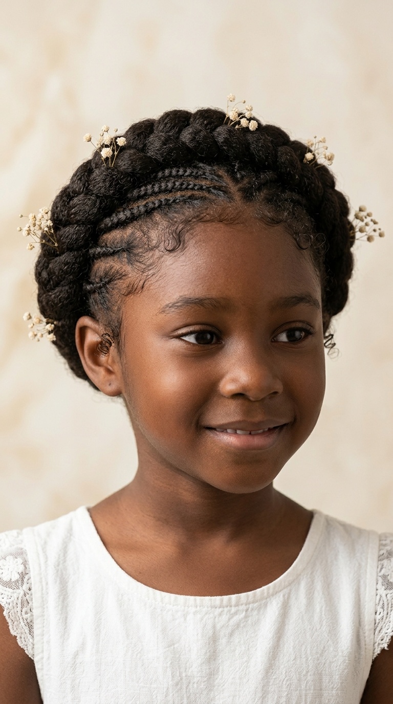 Feed-In Halo for Natural Hair