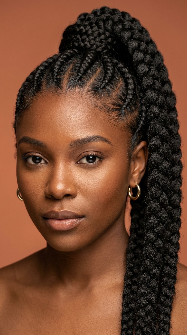 Feed-in Ponytail