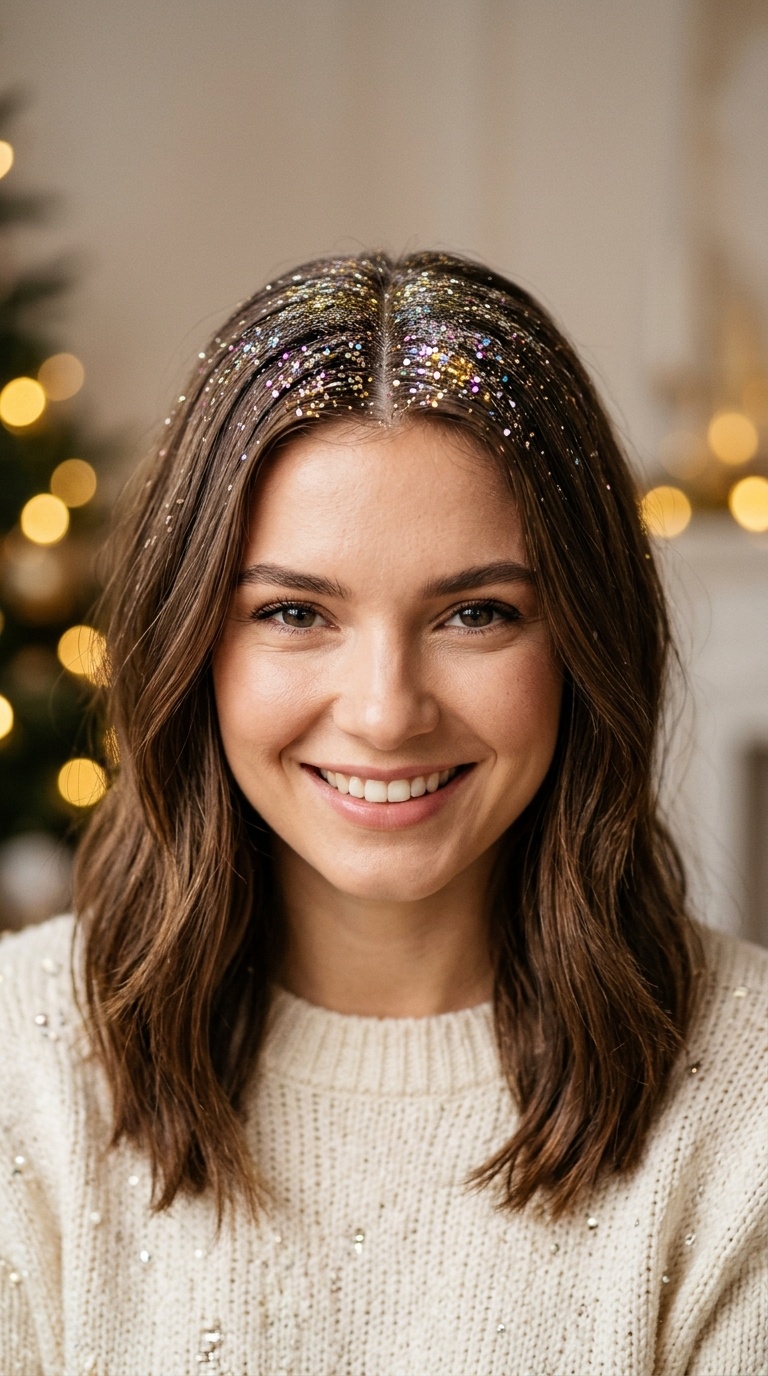 Festive Glitter Roots