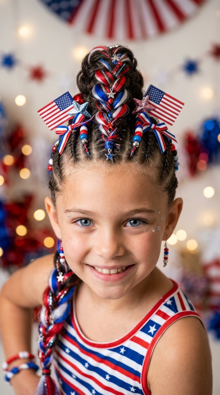 Festive Mohawk Braid