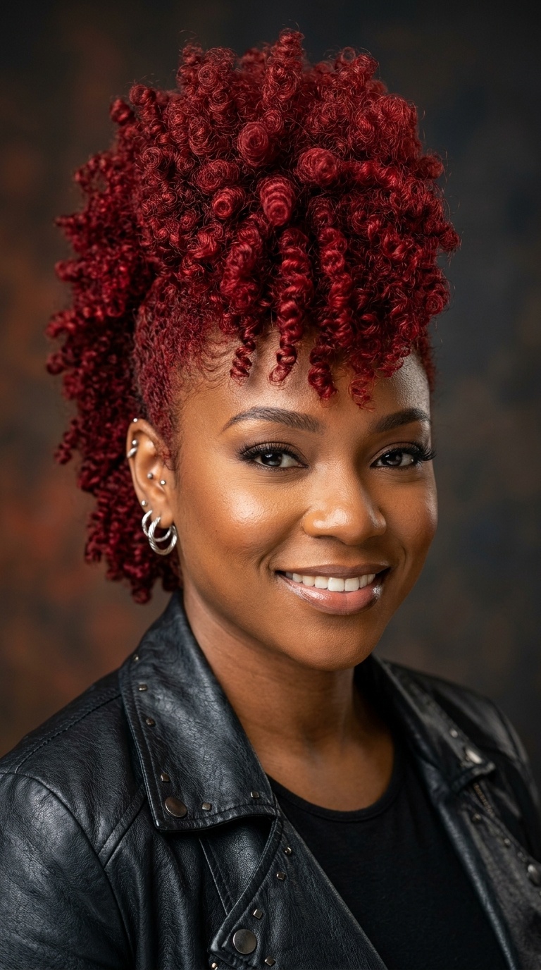 Fiery Red Crimson Coils