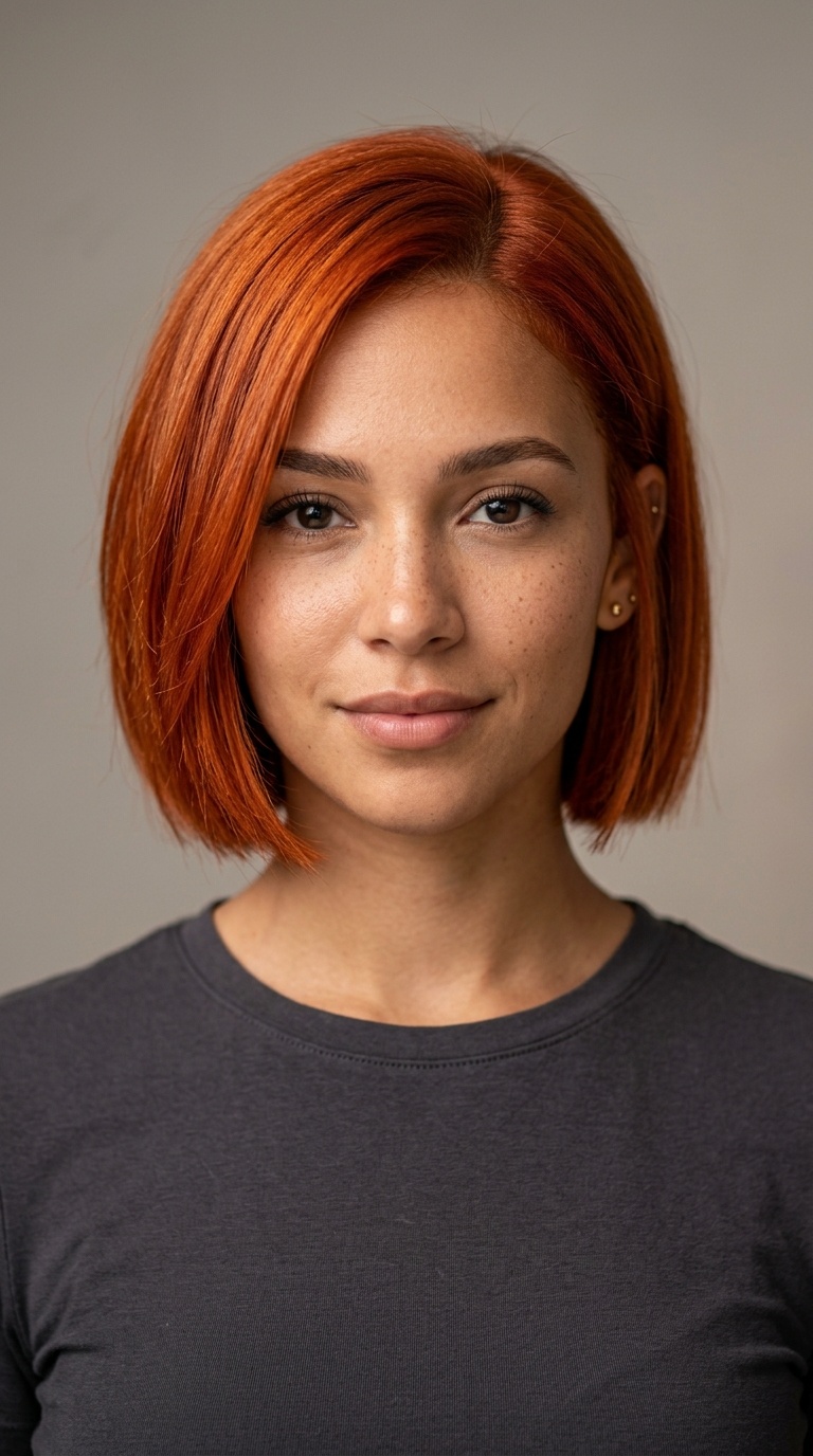 Fiery Red Micro-Bob