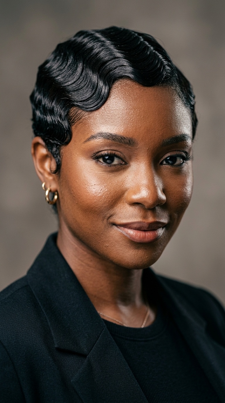 Finger Wave Pixie Glamour