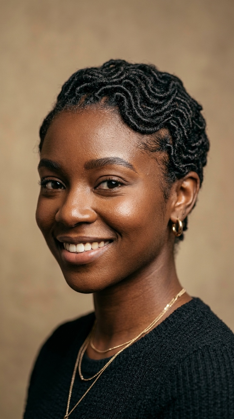 Finger-Waved Locs