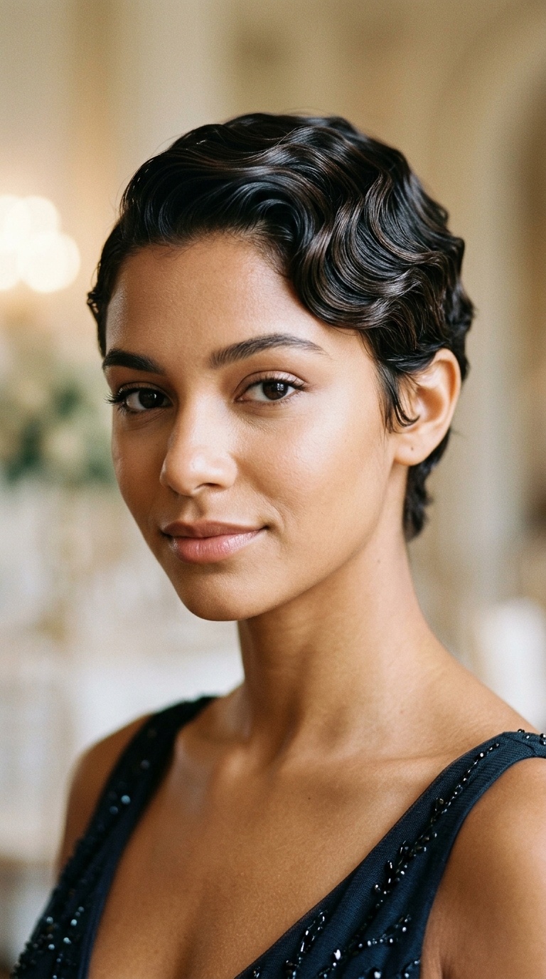 Finger Waves for Short Hair
