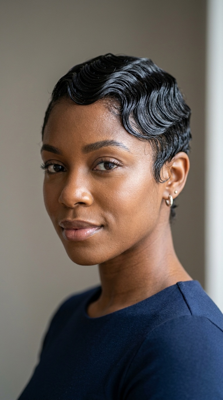 Finger Waves for Short Tresses