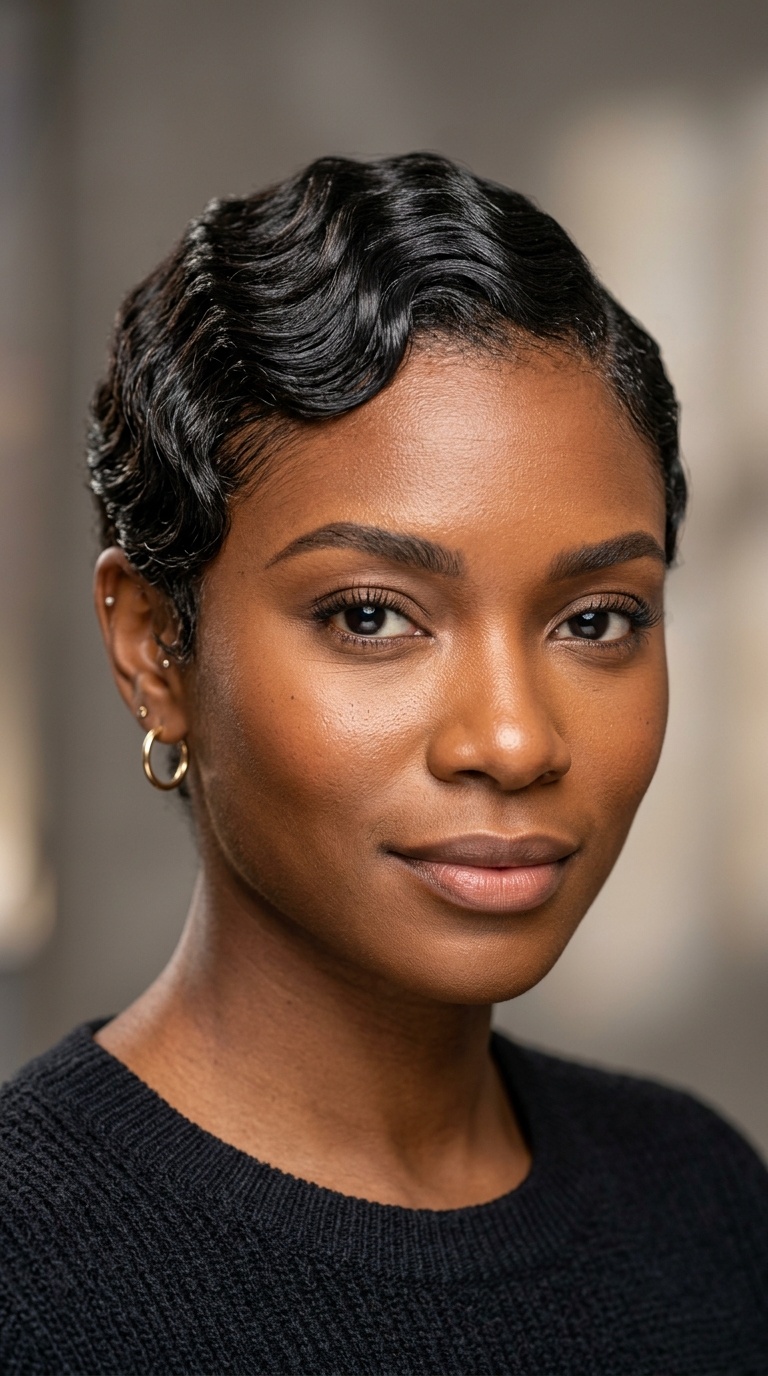Finger Waves on Natural Hair