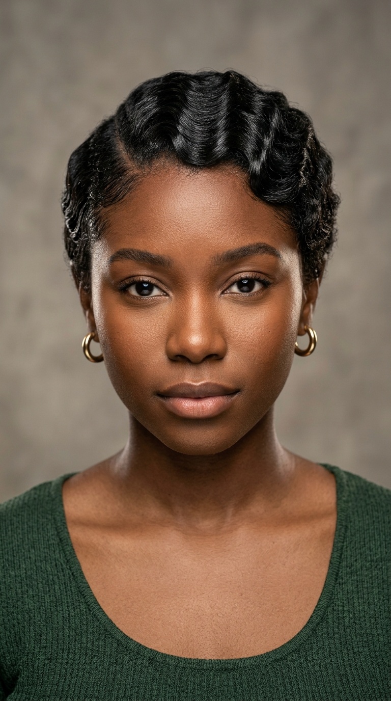 Finger Waves on Natural Hair