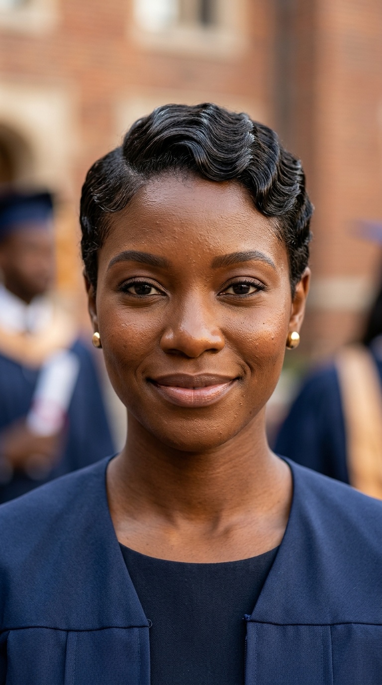 Finger Waves on Short Natural Hair