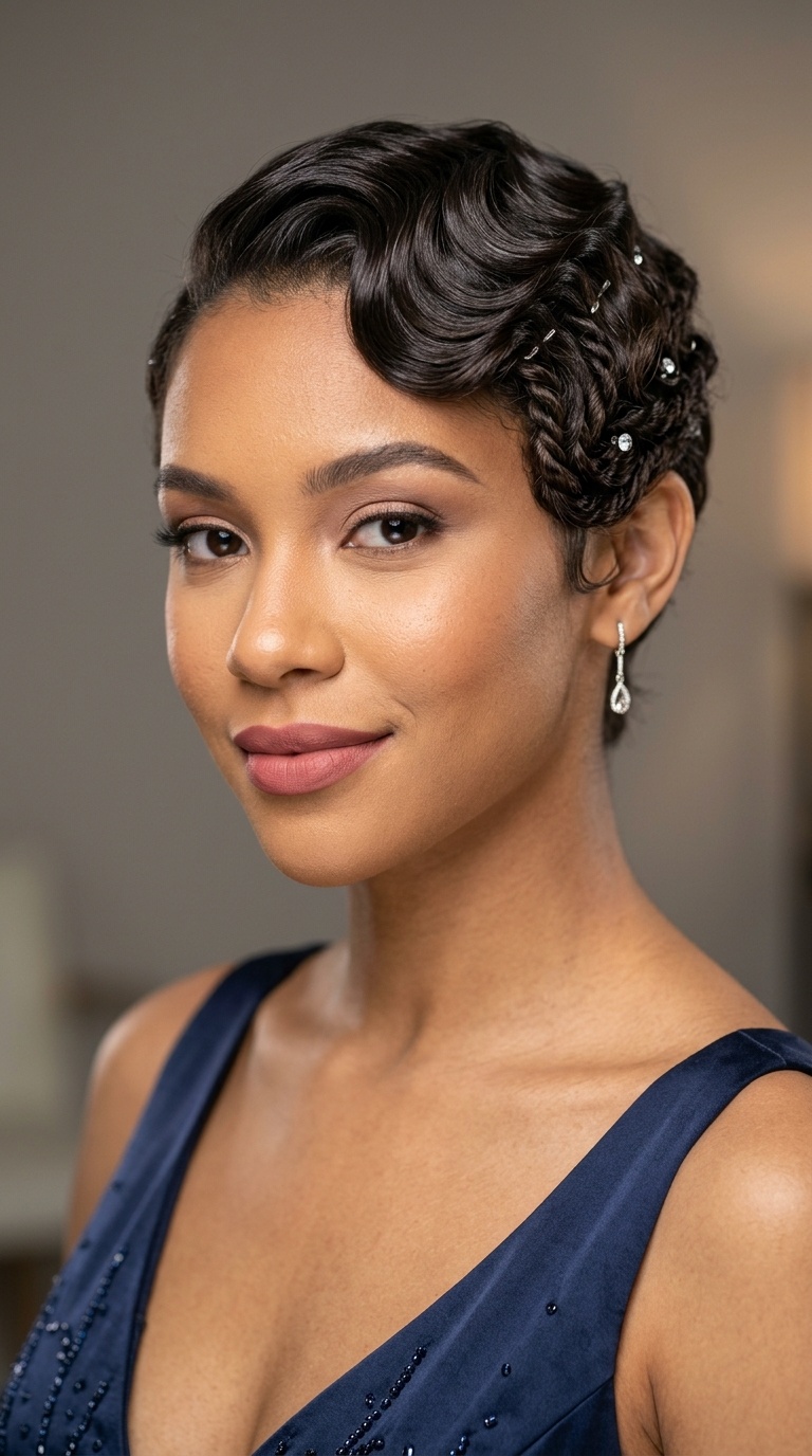 Finger Waves with Twisted Accents