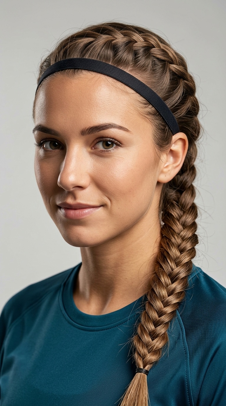 Fishbone Braid with a Headband